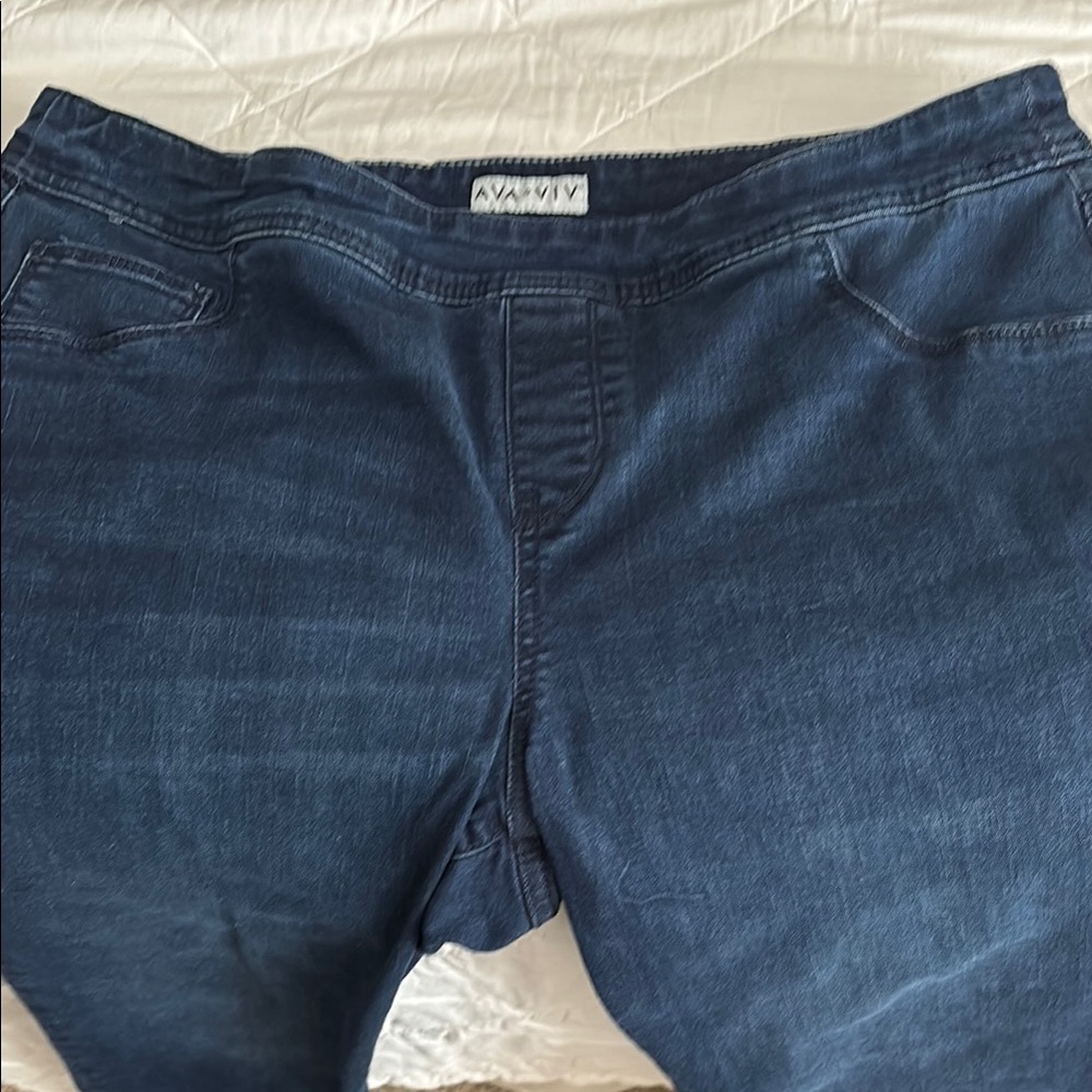 AVAVIVI Dark Blue Jeans